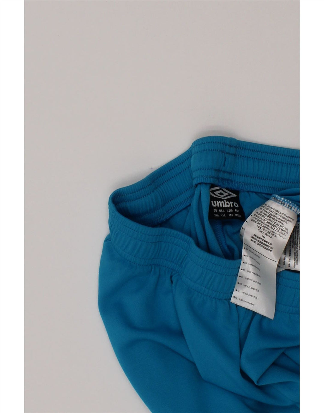 Umbro Pantalón Corto Deportivo Niño 9-10 Años Azul Medio Poliéster