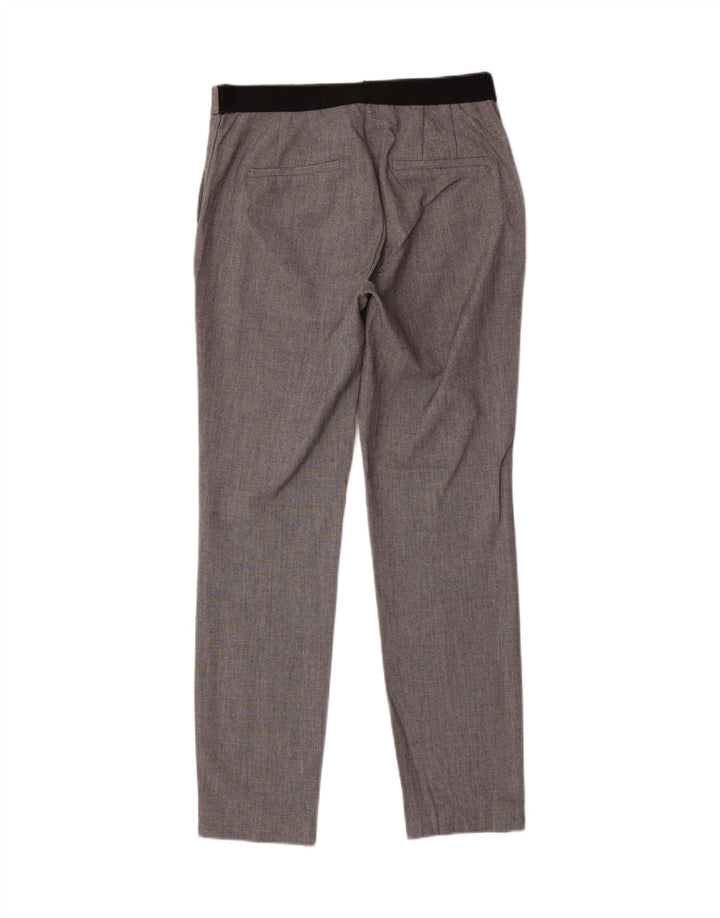 Zara Mujer Pantalón De Traje Slim Medium W28 L28 Gris