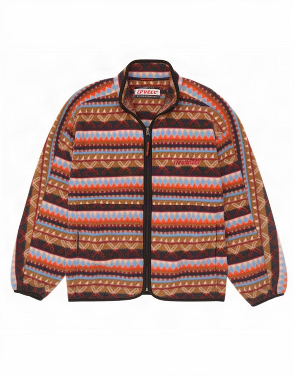 Invicta Chaqueta polar para hombre UK 40 Grande Poliéster geométrico multicolor