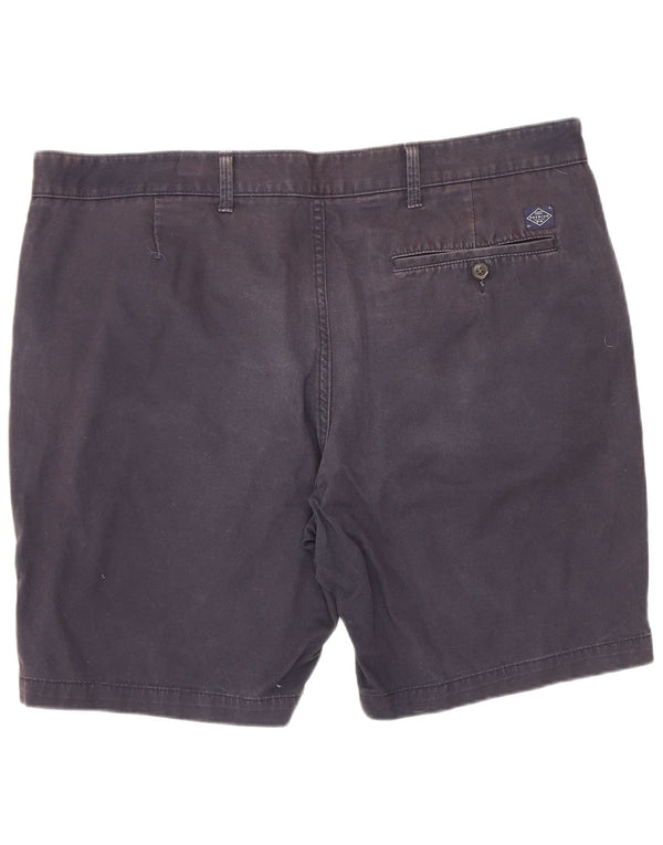Marks & Spencer Pantalones cortos chinos para hombre W38 XL Algodón azul marino