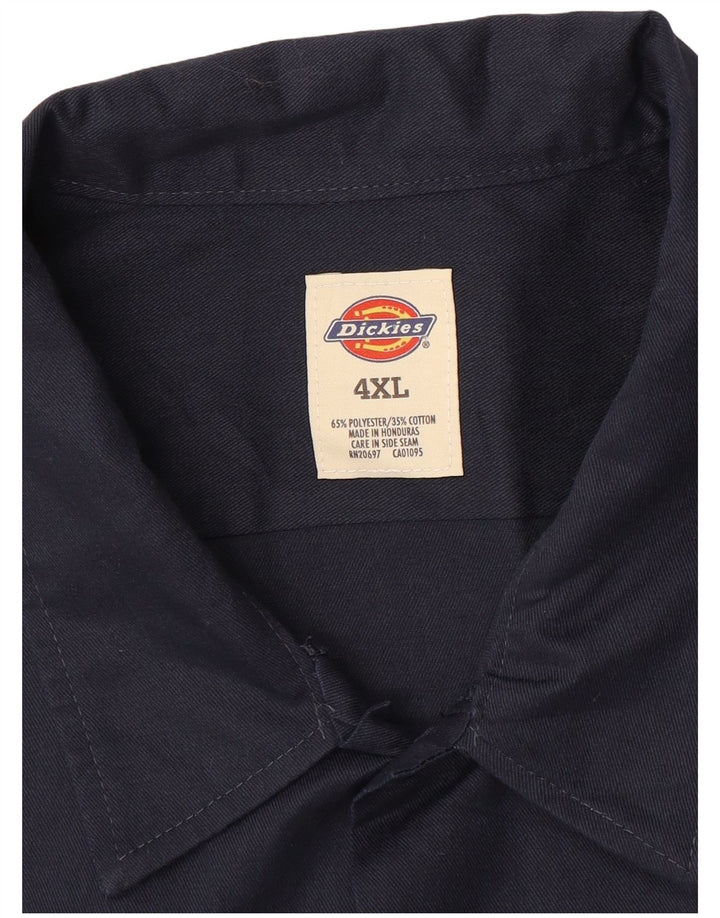 DICKIES Camisa Manga Corta Hombre 4XL Azul Marino Poliéster