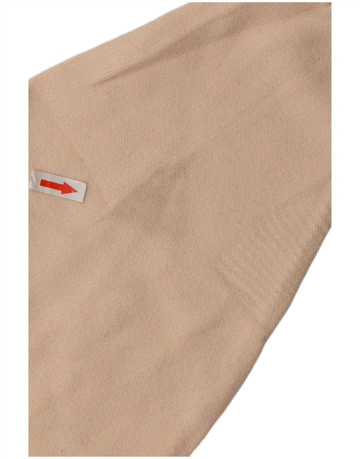 ZARA Mujer Jersey oversize con cuello y cremallera UK 44 Medio Beige