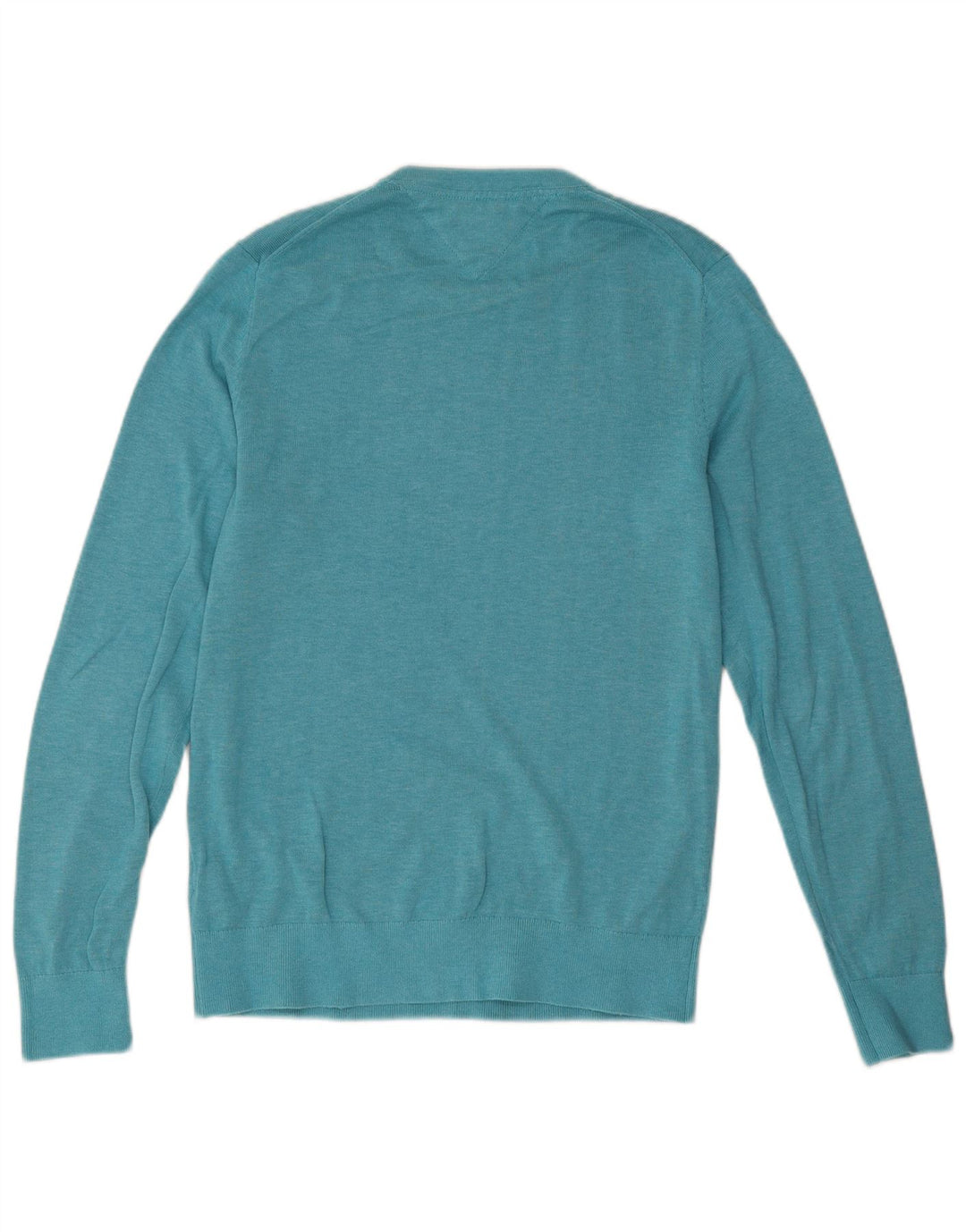 Tommy Hilfiger Jersey con Cuello Redondo para Hombre Algodón Turquesa Medio