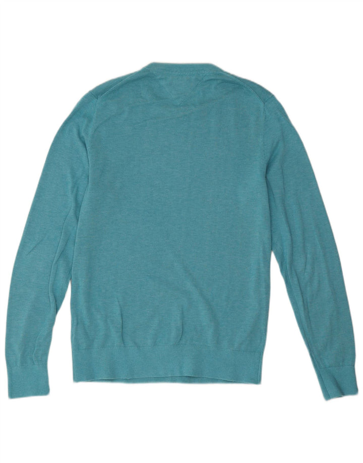 Tommy Hilfiger Jersey con Cuello Redondo para Hombre Algodón Turquesa Medio