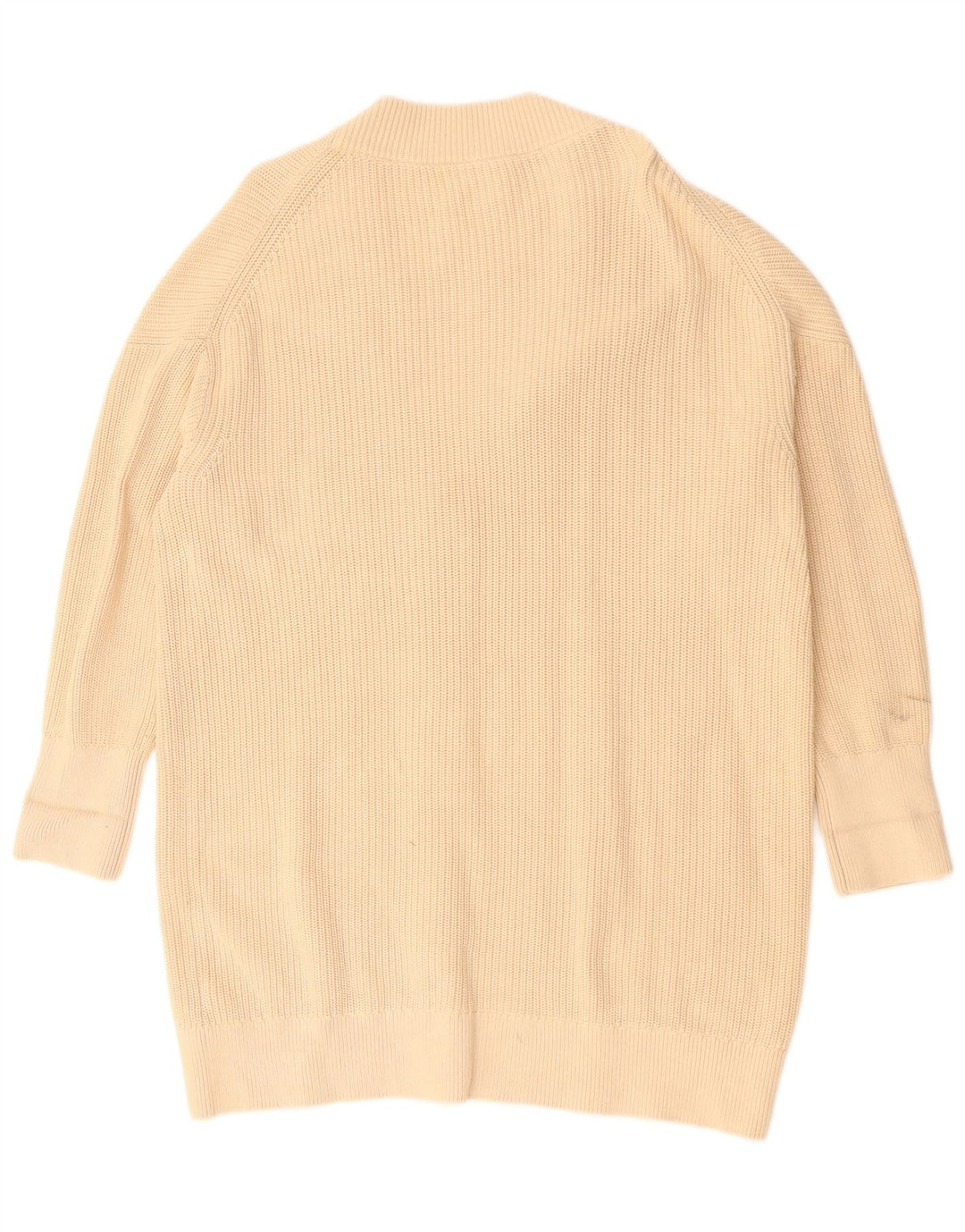 COS Suéter tipo cárdigan extragrande largo para mujer Reino Unido 14 Algodón beige medio