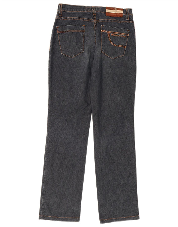 Vaqueros Trussardi Mujer Rectos W26 L29 Azul Marino Algodón