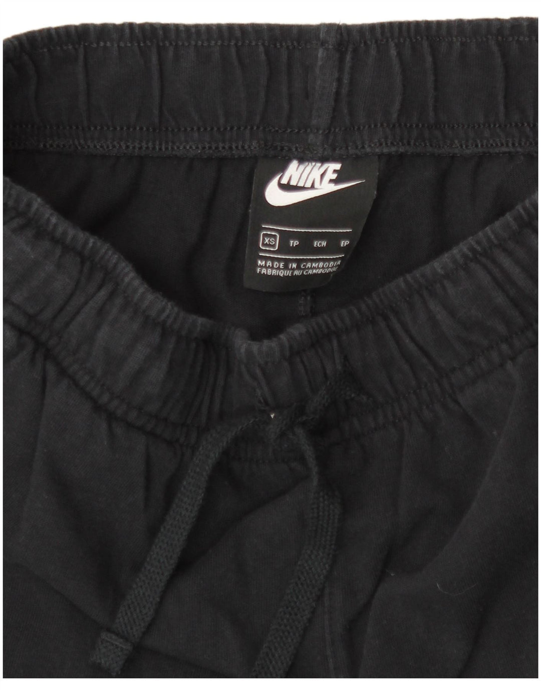 Nike Pantalones cortos deportivos para mujer UK 6 XS Algodón negro