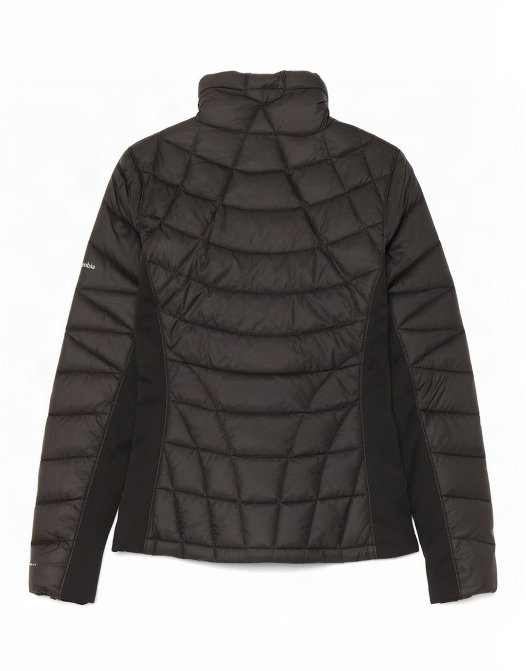Columbia Chaqueta acolchada para hombre ES 38 Mediana Nylon color block negro