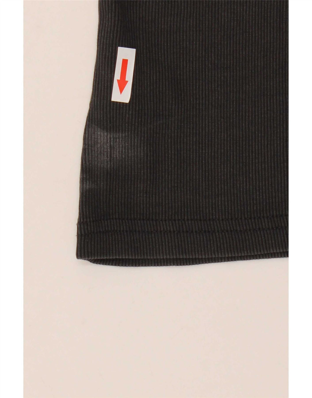 Zara Mujer Top Manga Larga UK 44 Grande Algodón Gris