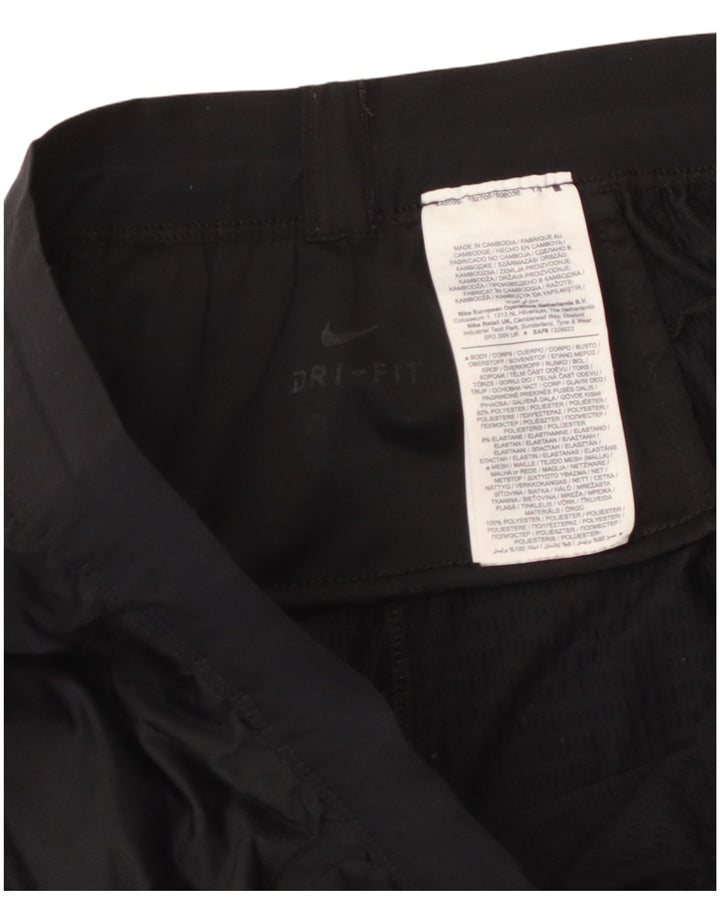 NIKE Pantalón deportivo Dri Fit para hombre, talla grande, poliéster negro