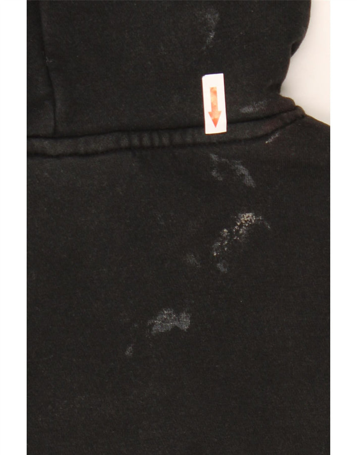 Reebok - Sudadera con capucha para hombre, diseño gráfico, talla grande, color negro