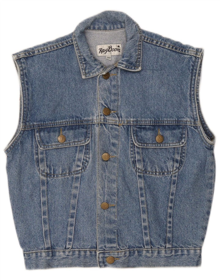 Chaleco vaquero vintage para niña 9-10 años Azul