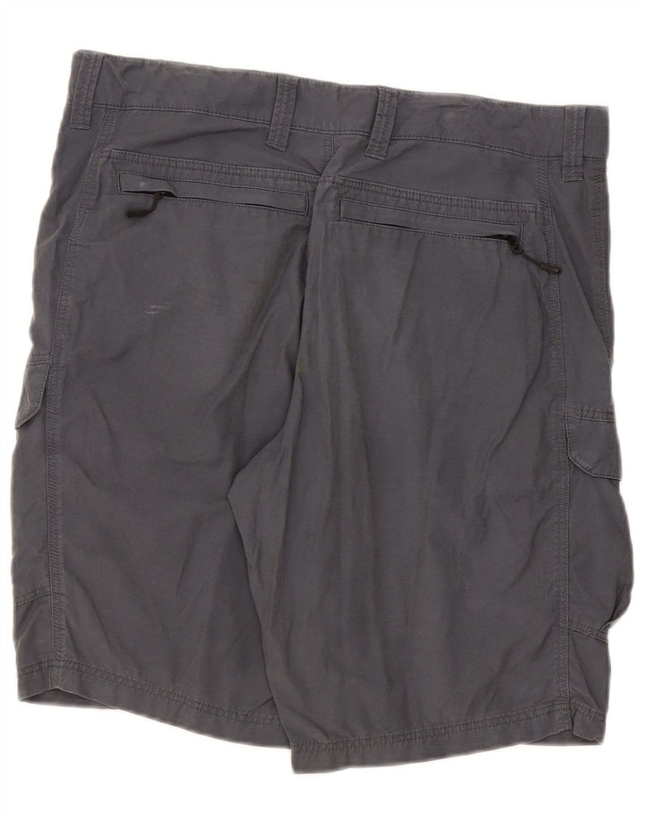 MARKS & SPENCER Pantalones cortos cargo para hombre W34 Grande Algodón azul marino