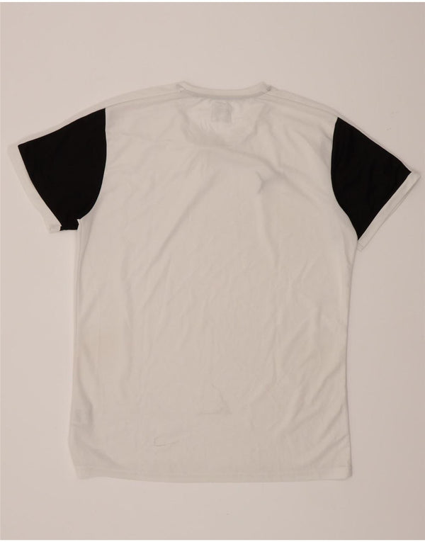 Puma Camiseta para hombre Top Large Blanco Colorblock Poliéster