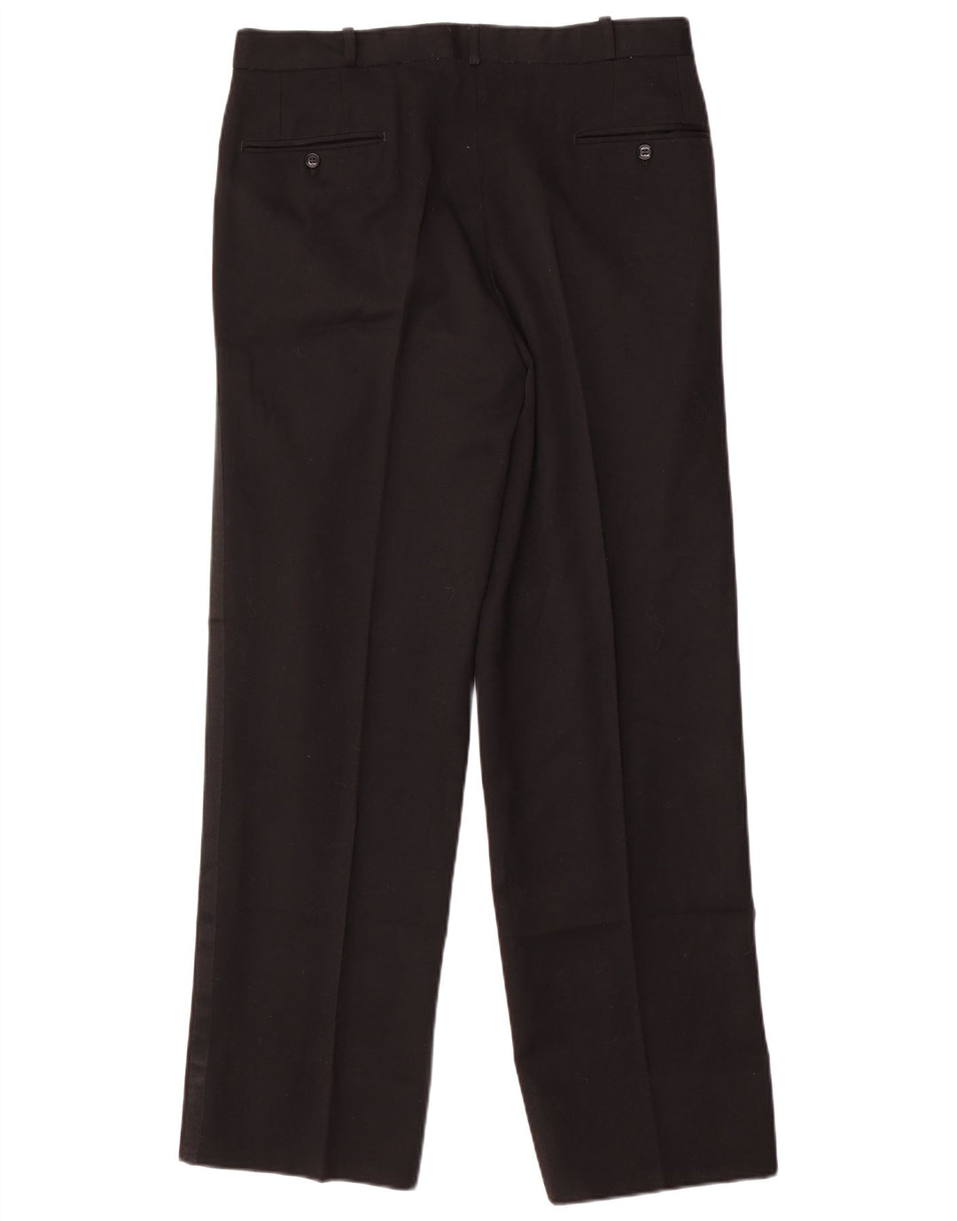 Traje vintage para hombre de 1 botón y 2 piezas IT 52 XL W32 L30 Negro