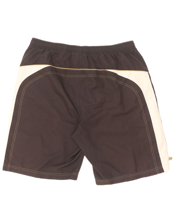 Lotto Hombre Shorts Deportivos Gráficos Medium Black Colorblock