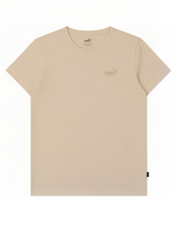 Puma Camiseta para mujer Top UK 12 Algodón beige medio