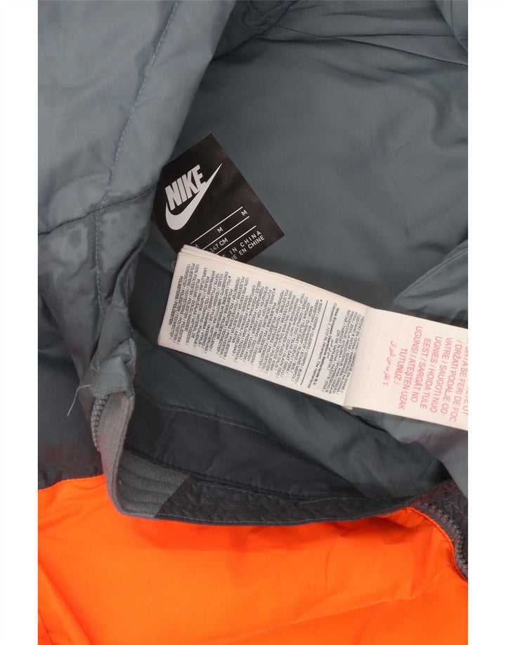 Chaqueta acolchada con capucha Nike para niños 10-11 años Mediana Bloque de color multicolor