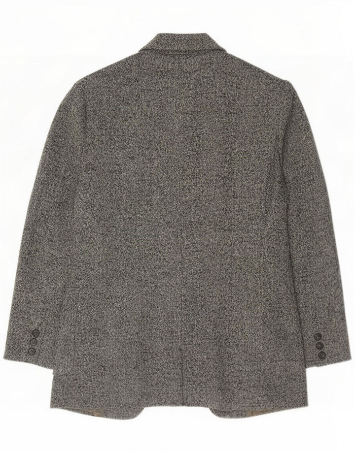 Chaqueta tipo blazer de fin de semana con 1 botón para mujer Max Mara UK 46 Grande gris jaspeado