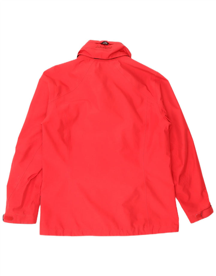 Schoffel Chaqueta impermeable para mujer UK 44 Grande Poliéster rojo