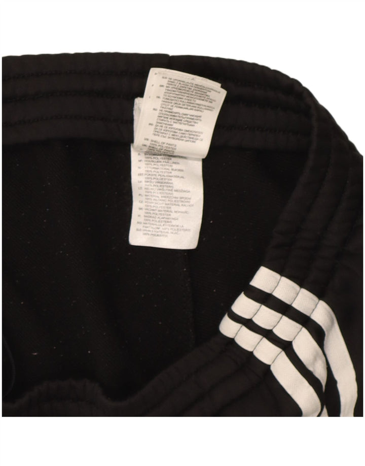 Adidas Pantalones de chándal para mujer UK 8/10 Small Negro Poliéster