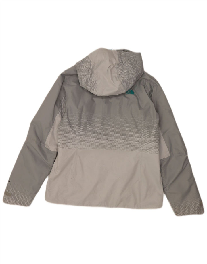Chaqueta impermeable con capucha para mujer The North Face UK 44 Gris medio Colorblock