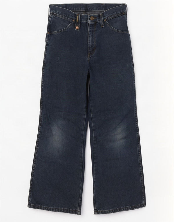 Vaqueros Wrangler De Pierna Ancha Para Mujer W28 L28 Algodón Azul Marino