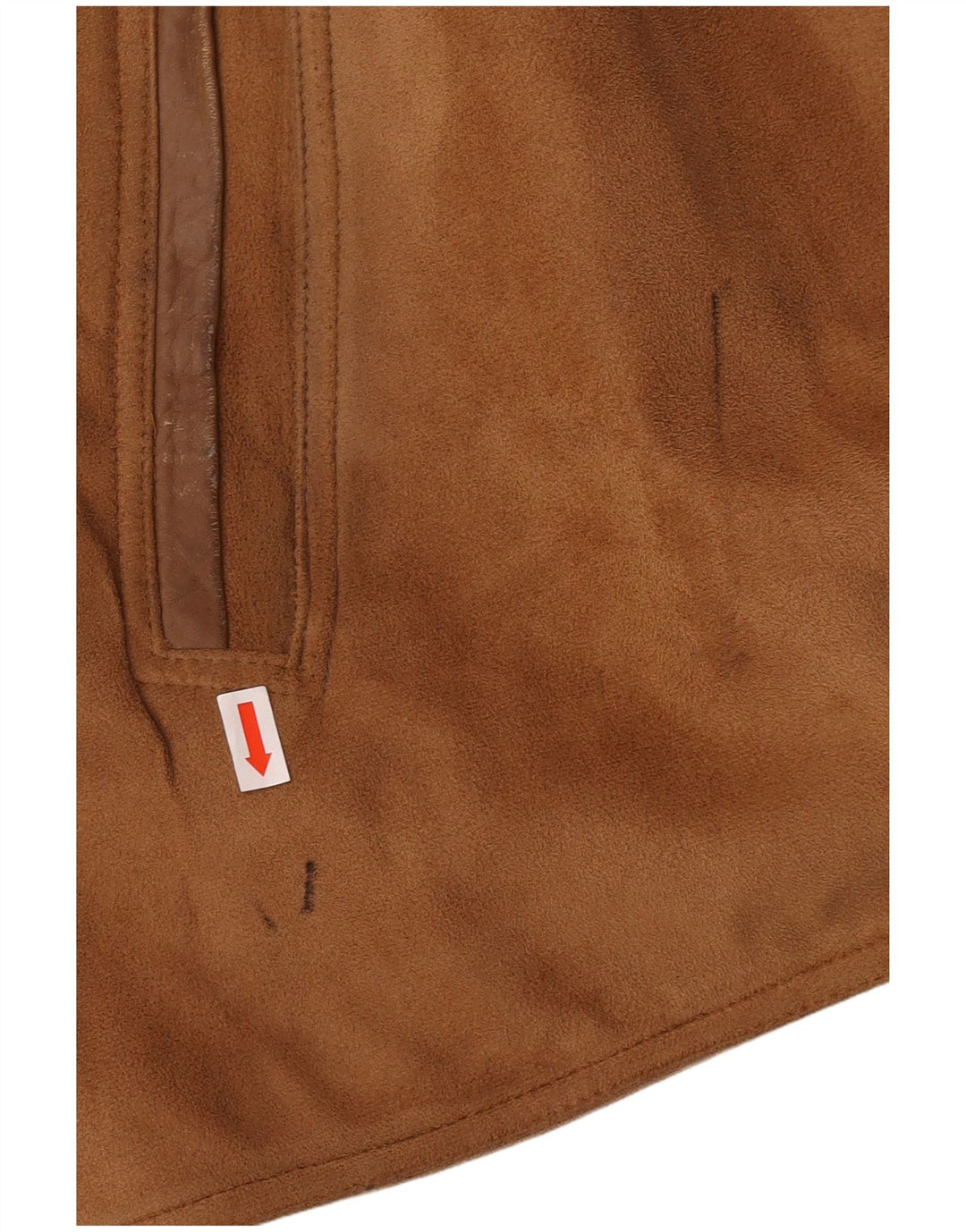 EMPORIO E.G.A Chaqueta bomber de ante para hombre UK 42 XL Beige