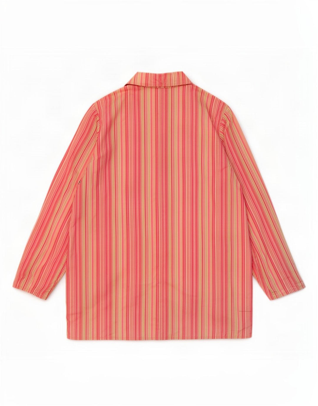L.L.Bean Chaqueta tipo blazer para mujer pequeña con 5 botones, talla 44, talla mediana, color rosa a rayas