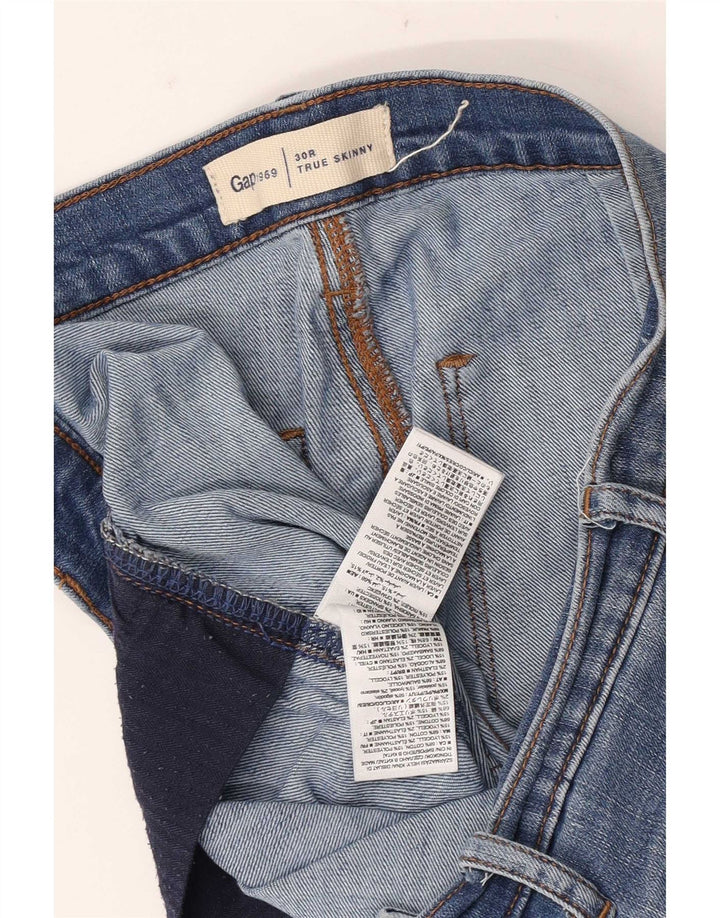 Vaqueros pitillo para mujer Gap W30 L27 Algodón azul