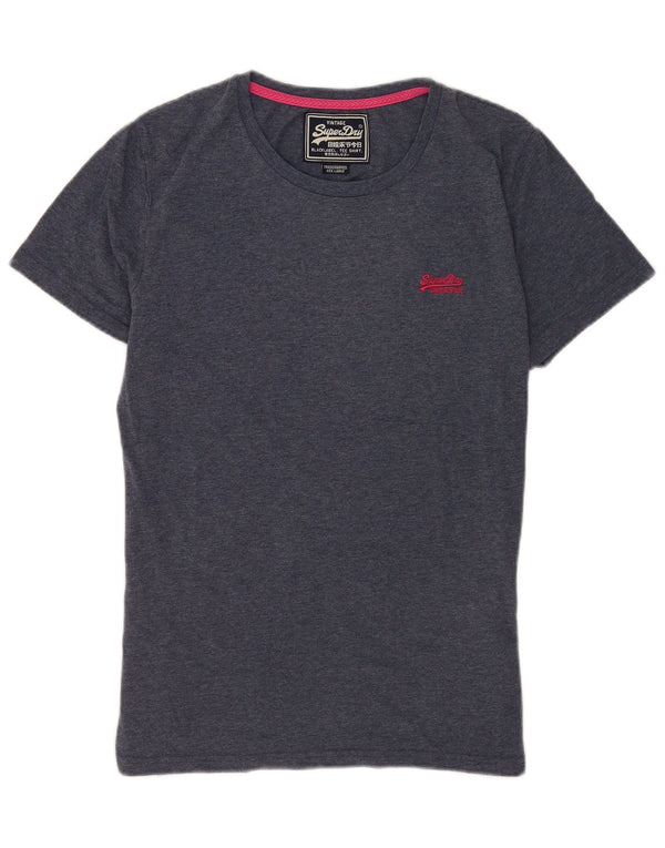 Superdry Camiseta para hombre Top Large de algodón azul