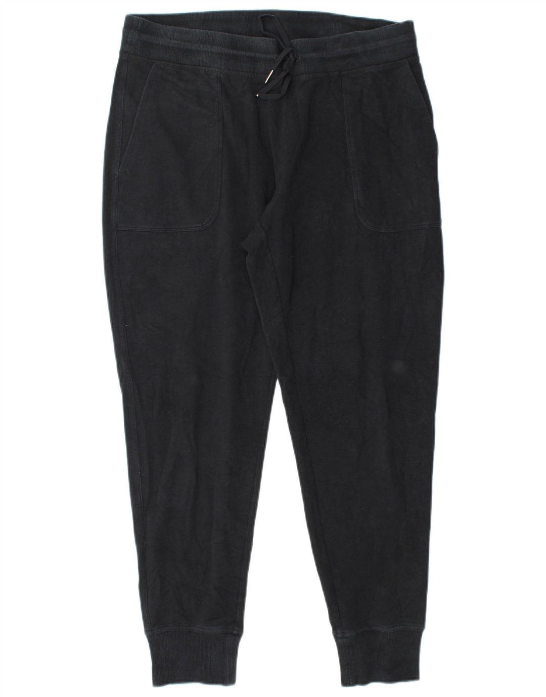 L.L.BEAN Pantalones de Chándal para Mujer Joggers UK 44 Mediano Negro Algodón