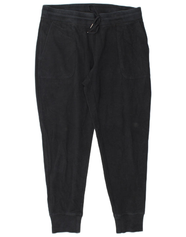 L.L.BEAN Pantalones de Chándal para Mujer Joggers UK 44 Mediano Negro Algodón