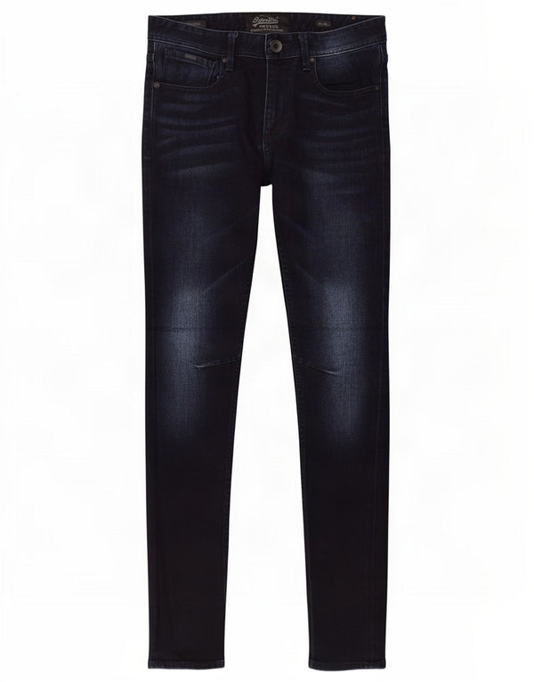 Vaqueros Superdry Rider Slim para mujer W28 L32 Algodón azul marino
