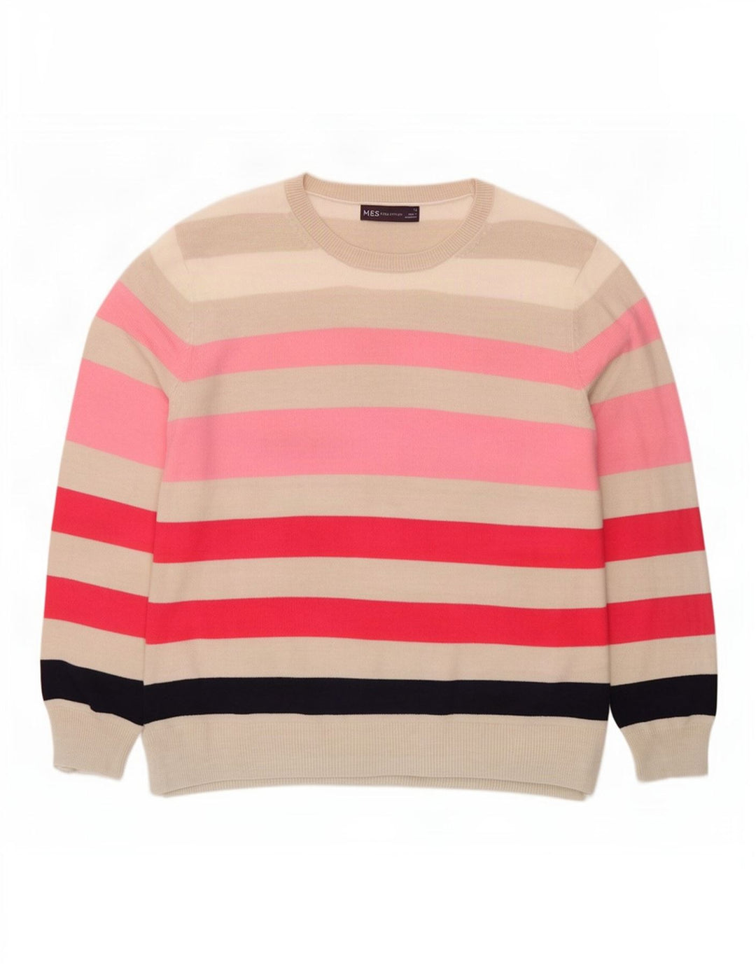 Marks & Spencer Suéter con Cuello Barco para Mujer UK 44 Grande Multicolor