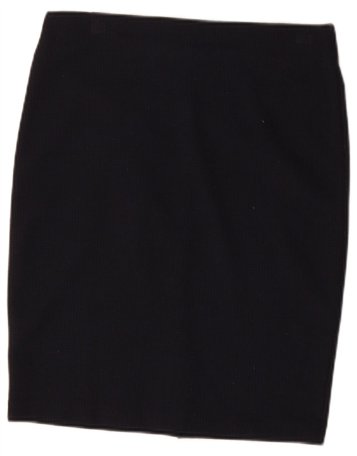 Falda lápiz para mujer Esprit Small W27 Poliéster a cuadros azul marino