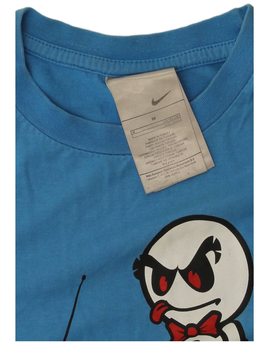 Nike Camiseta gráfica para niños 10-11 años Azul Medio Algodón