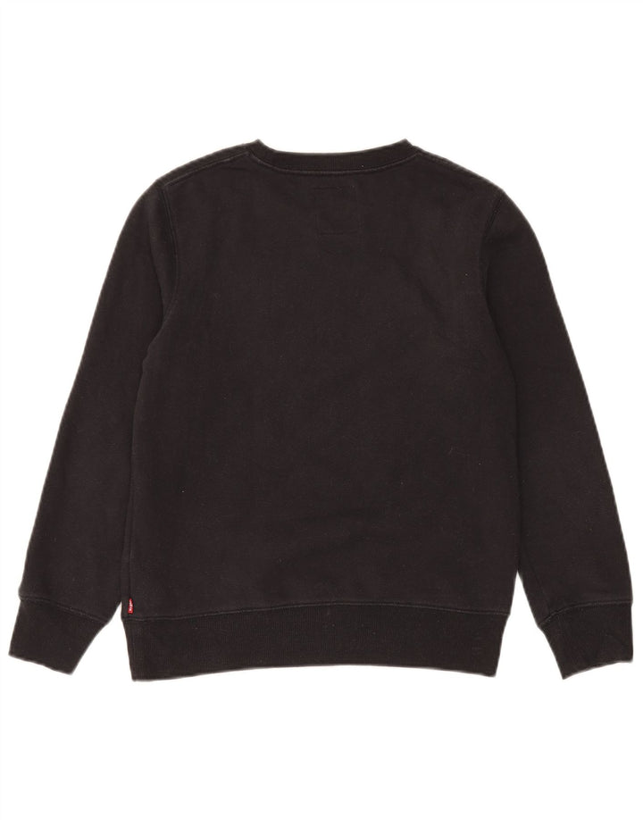 Levi's Sudadera con gráfico para niños 11-12 años Algodón negro