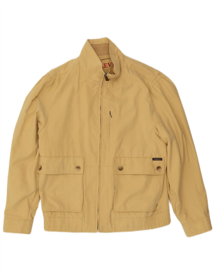 Chevy Chaqueta Bomber para Hombre IT 48 Poliéster Amarillo Medio