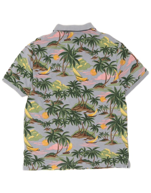 Gant Polo Hawaiano De Algodón Azul Medio | Hombre