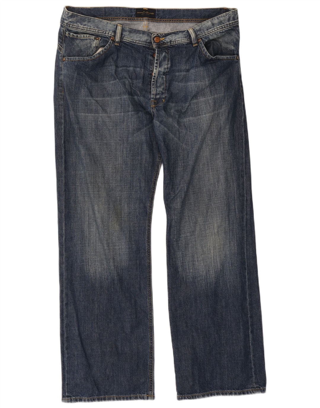 Gant Vaqueros Rectos Para Hombre W38 L32 Algodón Azul