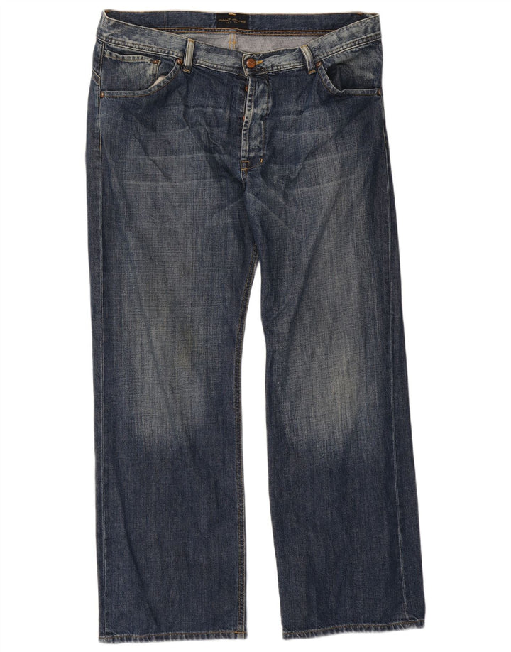 Gant Vaqueros Rectos Para Hombre W38 L32 Algodón Azul