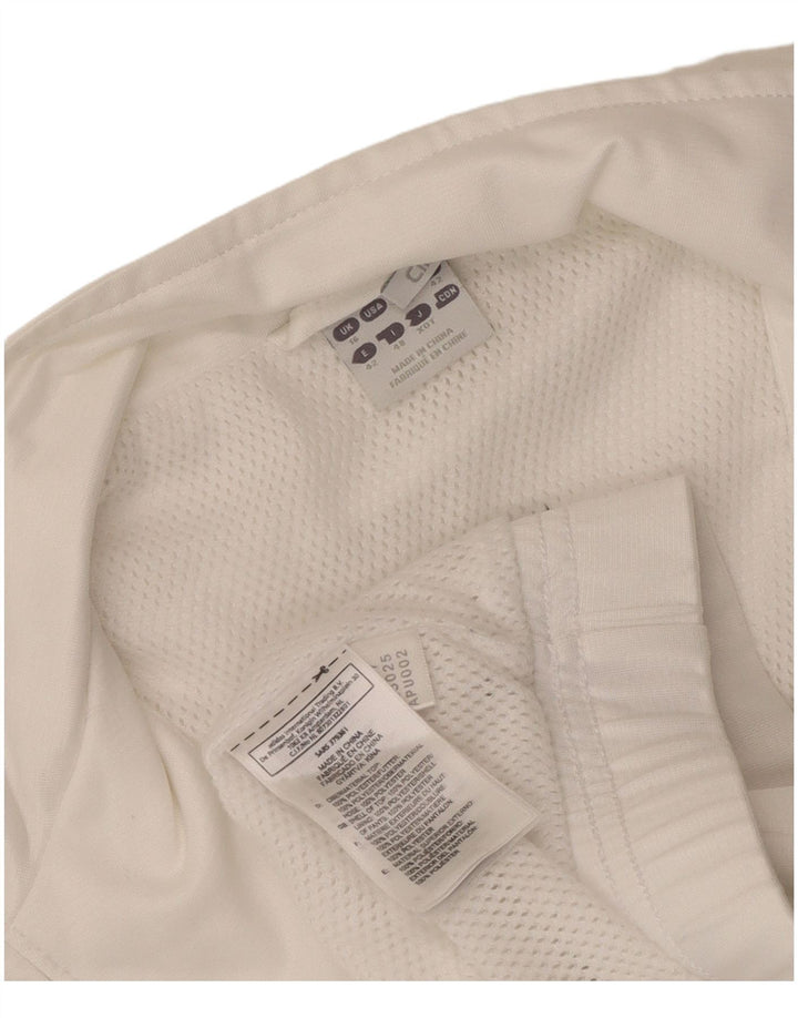 Adidas - Chaqueta de chándal para mujer, talla 40, poliéster blanco grande