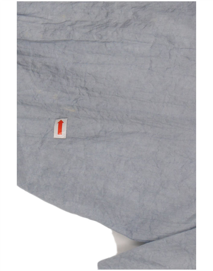 BRUGI Chaqueta superior de chándal con gráfico de corte holgado para hombre XL Poliéster azul