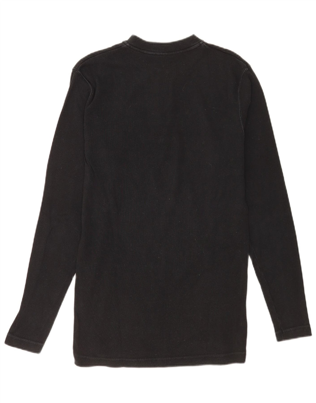 Wrangler Hombre Top Manga Larga Grande Algodón Negro