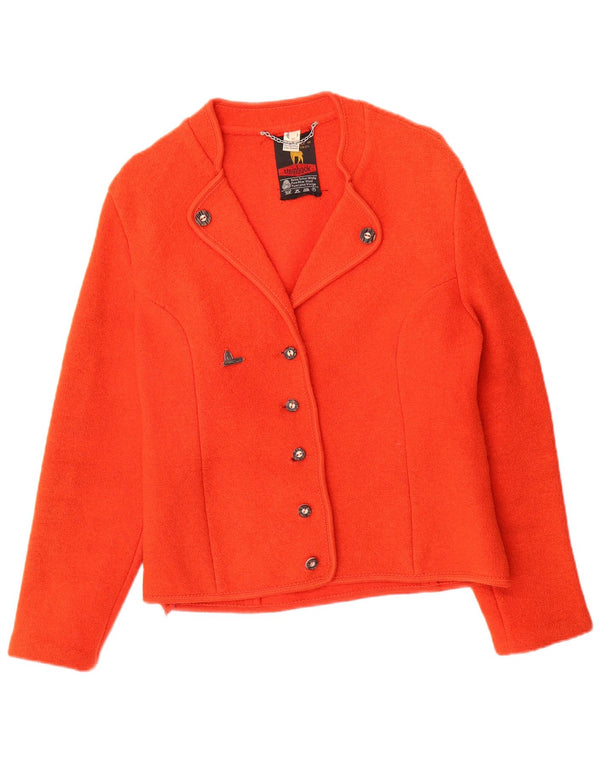 Steinbock Chaqueta tipo blazer de 5 botones para mujer IT 44 Lana roja mediana