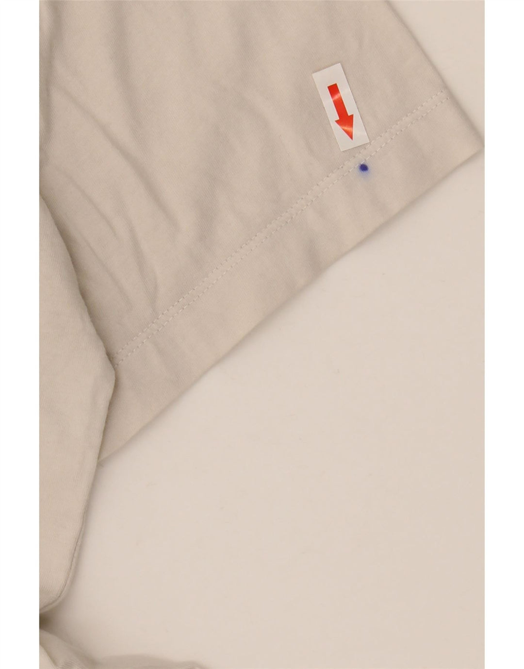 Nike Camiseta holgada para hombre Top mediano de algodón blanco roto