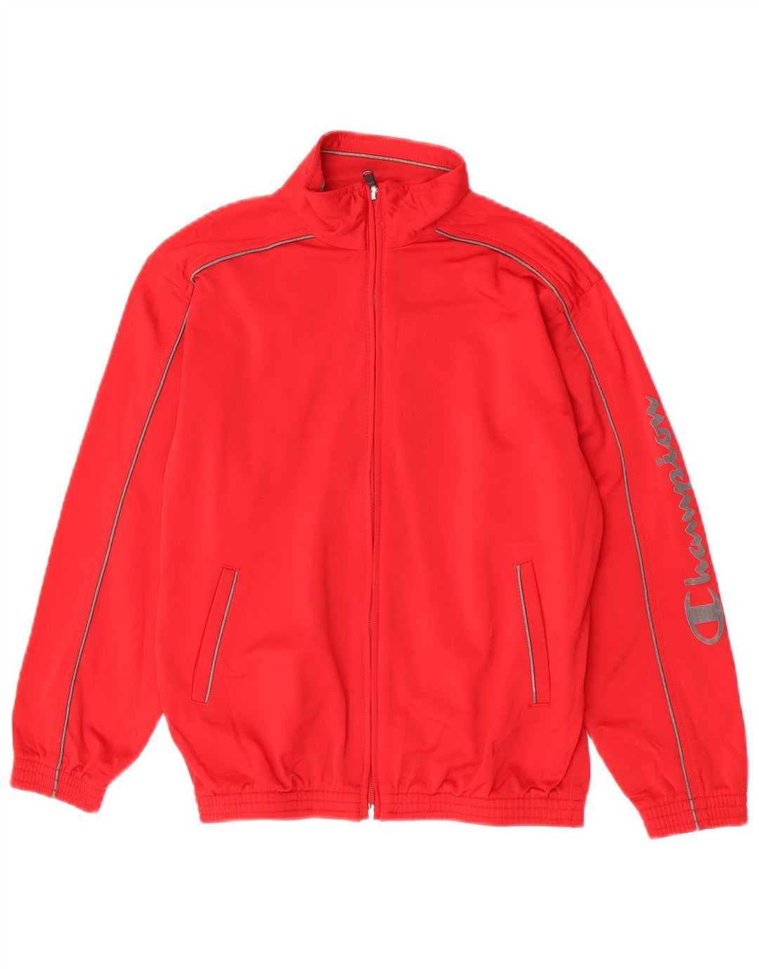 Champion Chaqueta de chándal gráfica para niños 11-12 años Poliéster rojo