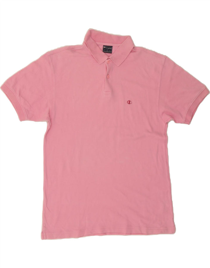 CHAMPION Mens Polo Shirt Large Pink Cotton Vintage Champion and Second-Hand Champion from Messina Hembry 