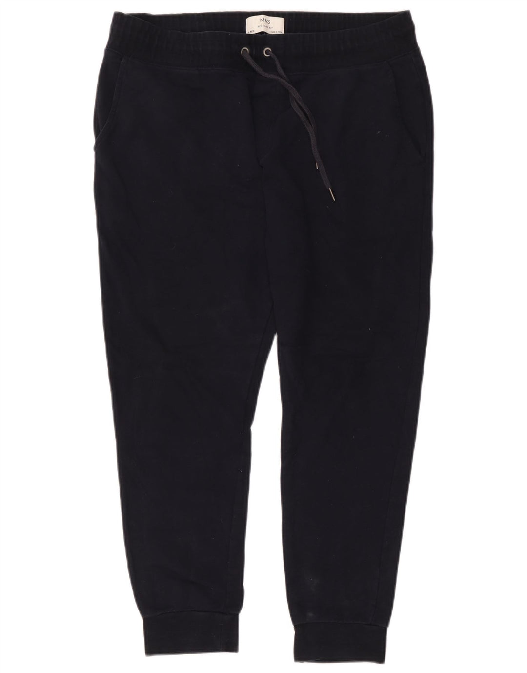 Marks & Spencer Pantalones de chándal de ajuste regular para hombre Joggers Large Azul marino